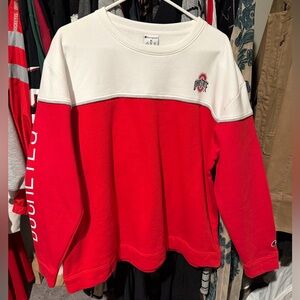 Champion Kids Red and White Hoodie